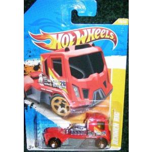 2011 HOT WHEELS 2011 NEW MODELS 19/50 RED RENNEN RIG 19/244の商品画像