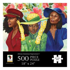 ジグソーパズル African American Expressions Sunday Morning Puzzle Religious Black Art Inの商品画像