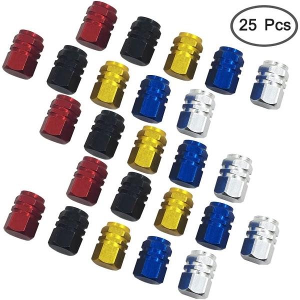 バルブステムキャップ アルミニウム合金 タイヤバルブ 車 バイク トラック 自転車用 ダストキャップ...