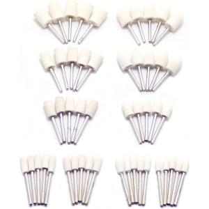 精密 フェルト バフ 軸径 3mm 研磨 鏡面 仕上げ 円柱 砲弾