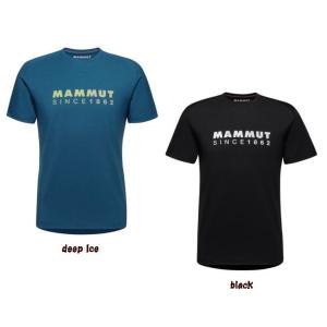 実店舗共通在庫 MAMMUT Trovat T-Shirt Men Logo マムート Tシャツ メ...