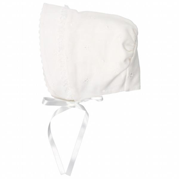 新生児 フード 帽子 日本製 クローバー 赤ちゃん 男の子 女の子 セレモニー お宮参り 赤ちゃんの...