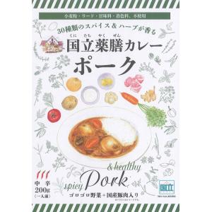 レトルト 国立薬膳カレー 中辛 ポーク 国産豚肉 スパイス30種類