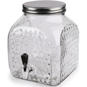 飲料水サーバー ビバレッジディスペンサー ドリンクディスペンサー 飲料サーバー ホブネイル スクエア Square Hobnail 約4 7l Circleware Bottom Seal限定商品 Dispenser