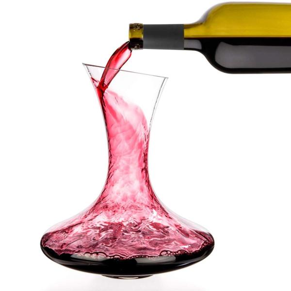 デカンタ ワインデキャンター ディスペンサー Luxbe Wine Decanter 54 ounc...