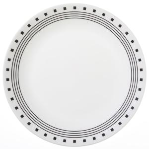 コレール お皿 ディナープレート ４点セット 26cm リビングウェアー シティブロック Corelle Livingware 10-1/4-Inch Dinner Plate (Set of 4) City Block