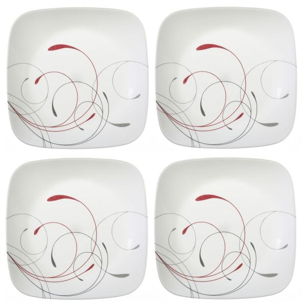 コレール スクエア ランチプレート 約22cm ８点セット 四角皿　スプレンダー Corelle S...