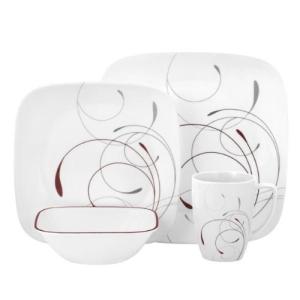 CORELLE（コレール） 食器16点セット スクエアー ディナーウェアー