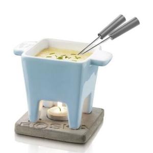 ボスカ チーズフォンデュセット チョコレートフォンデュ ブルー 四角 2人用 Boska Cheese Fondue Set