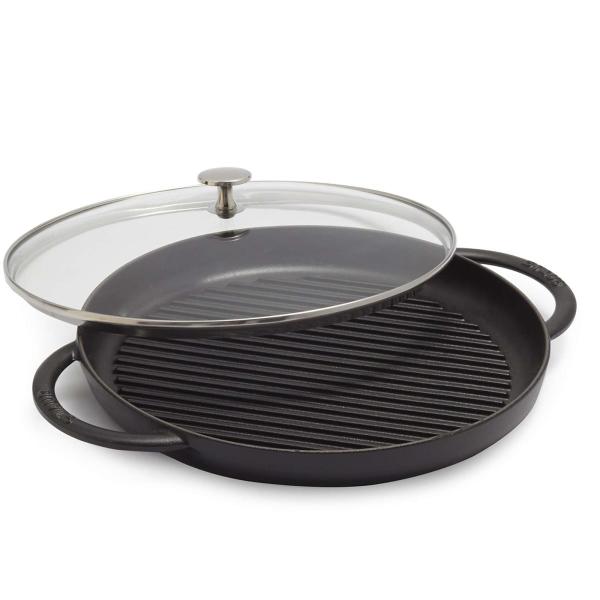 ストウブ スチームグリル ブラック 30cm Staub Steam Grill, 12inch B...