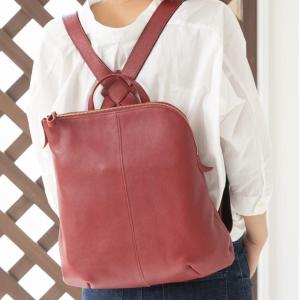 リュックサック 牛革リュック 牛革 本革 日本製 高級本革 2670 レッド 大容量 軽量 カジュアルバッグ 通勤通学カバン レディースバッグ Bag 大幅にプライスダウン かばん 鞄