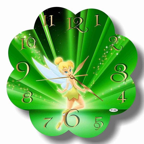 訳あり大特価 ティンカー・ベル  ディズニーワールド掛時計 ウオールクロック 壁掛け 時計 かわいい...