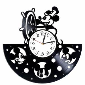 ウォルトディズニー掛時計 ミッキー掛時計 ウオールクロック 壁掛け 時計 Walt Disney Wall Clock Mickey Mouse ミッキーマウス 舵｜akt8