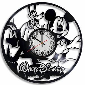 ウォルトディズニー掛時計 ミッキー掛時計 ウオールクロック 壁掛け 時計 置き時計 かわいい時計 Walt Disney Wall Clock Mickey Mouse ミッキーマウス プルート｜akt8