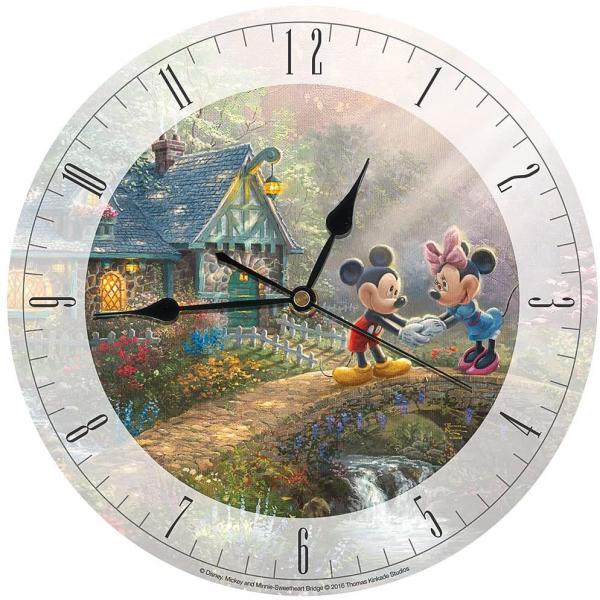 ディズニー掛時計 ミッキー ミニー スイートハートラブ ウオールクロック 壁掛け 時計 かわいい時計...