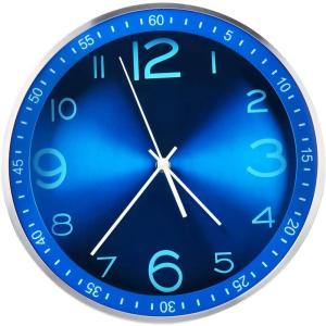 デザイン掛時計  ウオールクロック 壁掛け 時計 カッコいい時計 Egundo Blue Wall Clock Cl1003｜akt8