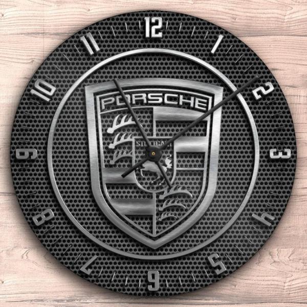 ポルシェ掛時計 掛時計 ウオールクロック 壁掛け時計 名車時計 Porsche Round Wall...