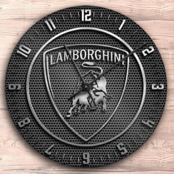 ランボルギーニ掛時計 掛時計 ウオールクロック 壁掛け時計 名車時計 Lamborghini Rou...