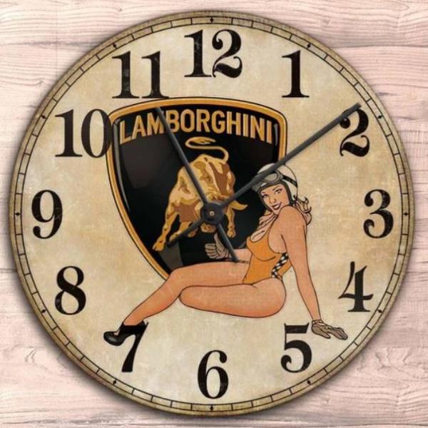 LAMBORGHINI ランボルギーニ 掛時計 掛時計 ウオールクロック 壁掛け時計 ヴィンテージ時...