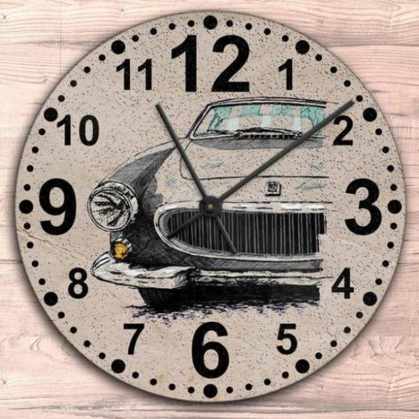 VOLVO ボルボ 後期型 掛時計 ウオールクロック 壁掛け時計 VOLVO P1800 LATE ...