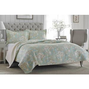 LAURA ASHLEY（ローラアシュレイ） ベッドカバー ピロカバー 3点セット