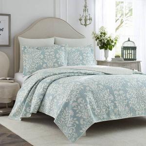 LAURA ASHLEY（ローラアシュレイ） ベッドカバー ピロカバー 3点セット