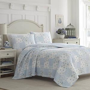 LAURA ASHLEY - ローラアシュレイ  掛け、敷き、ピロ3点 ベージュ LAURA ASHLEY ベッドカバー ピロカバー 3点セット ローラ