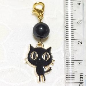 ブラックオニキス 黒猫 くろねこ cat カニ...の詳細画像1