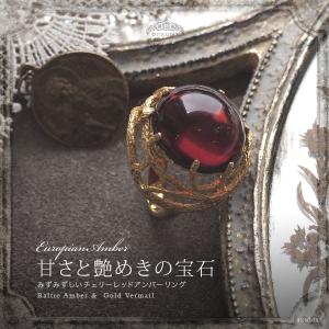 天然琥珀1点ものハンドメイド シルバーリング 送料無料 Silver925