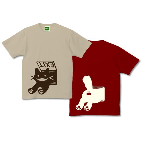 猫扉 私屋カヲル デザイン コラボ Tシャツ 半袖 猫 ねこ 好き 雑貨 グッズ プレゼント ギフト...