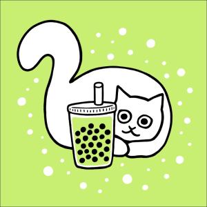 猫とタピオカ みずしな孝之 デザイン コラボ ...の詳細画像4