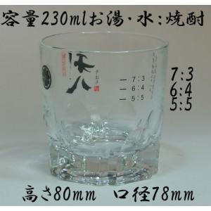焼酎グラス ロック・水割り「利八」の詳細画像1