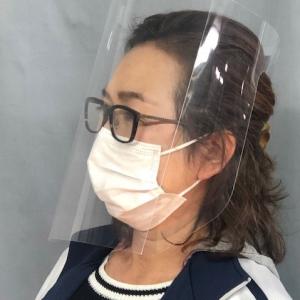フェイスシールド フェイスカバー マスク 新型コロナウイルス 飛沫感染防止 歯科医 クリニック 薬局 透明 感染対策 フリーサイズ