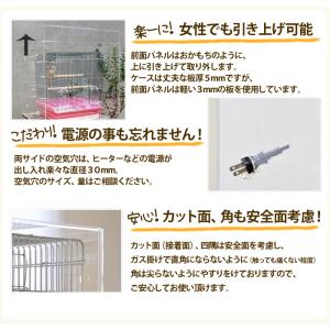 おかもち W545×H595×D545 アクリ...の詳細画像2