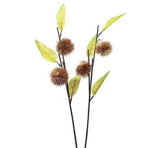 (造花・秋・実物・栗)クリ×2スプレー/くり|F...の商品画像