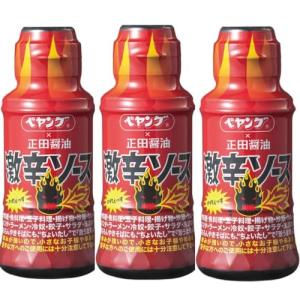 ペヤング×正田醤油 激辛ソース 150ml 3本 14種類の秘密のスパイスブレンド (3本)｜aky-stores