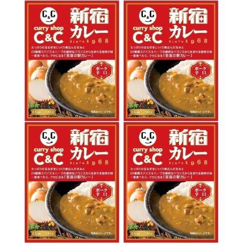 新宿カレー c&amp;c ポーク 辛口 レトルト ルー レンジ対応 ギフト 防災 備蓄 curry 京王 ...