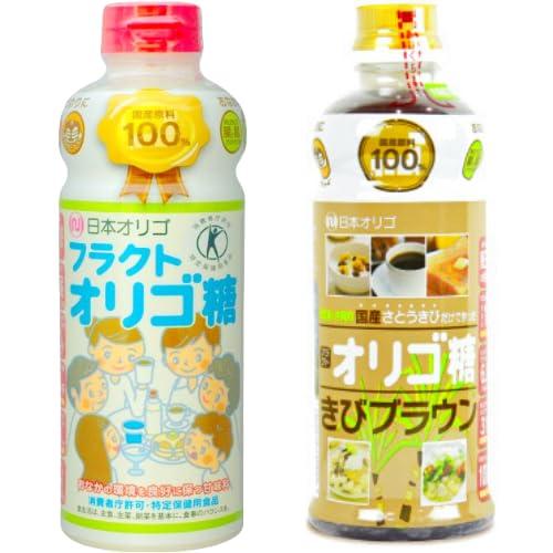 日本オリゴ フラクトオリゴ糖 700g きびブラウン 700g シロップ 液体 無添加 国産 オリゴ...