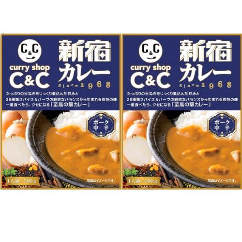 新宿カレー c&amp;c ポーク 中辛 レトルト ルー レンジ対応 ギフト 防災 備蓄 curry 京王 ...