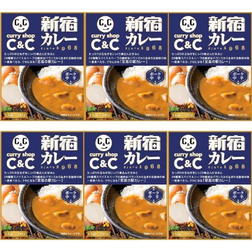 新宿カレー c&amp;c ポーク 中辛 レトルト ルー レンジ対応 ギフト 防災 備蓄 curry 京王 ...