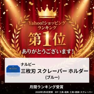 ナルビー 3枚刃 スクレーパー ホルダー ガラ...の詳細画像1
