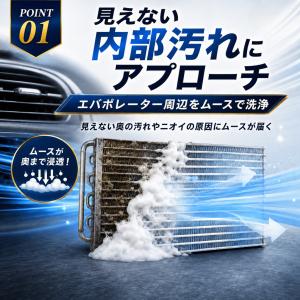 エバポレーター クリーナー 洗浄剤 車 カーエ...の詳細画像4