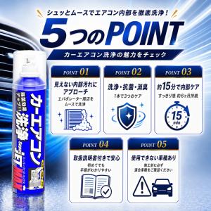 エバポレーター クリーナー 洗浄剤 車 カーエ...の詳細画像3