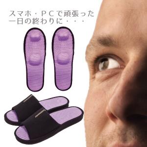 健康サンダル メンズ 室内 ツボ押し スリッパ ...の商品画像