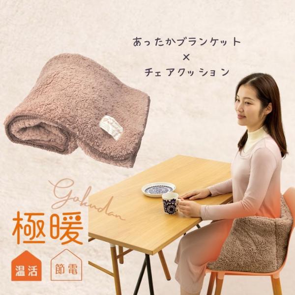あったか グッズ 冷える 対策 膝掛け 大判 クッション 冷え性 昼寝 イス 椅子 いす お尻 腰 ...
