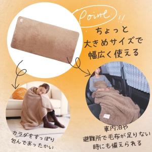 あったか グッズ 冷える 対策 膝掛け 大判 ...の詳細画像5