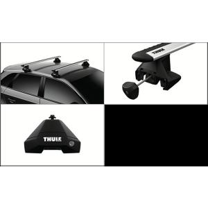 THULE スーリー 日産 オーラ E13 R3/6~　7105 7113 5244 ウイングバーEVO ルーフキャリア キャリアベース  プロテクションシート進呈中