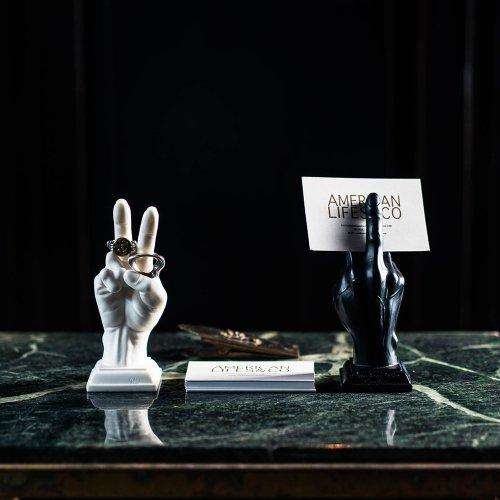 ALC アメリカンライフズクリエイティブ / 「Peace Sign Card Stand」 レジン...
