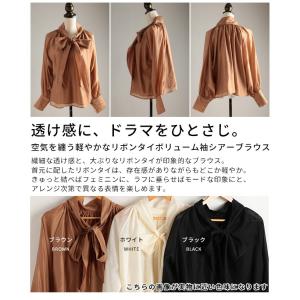 レディース トップス ブラウス プルオーバー ...の詳細画像2