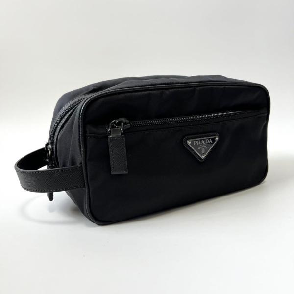 PRADA　プラダ　セカンドバッグ　トライアングルロゴ　RE-NYLON　リナイロン　サフィアーノレ...